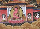 Tibetan Buddhism Wheel Of Life 02 Buddha Upper Left